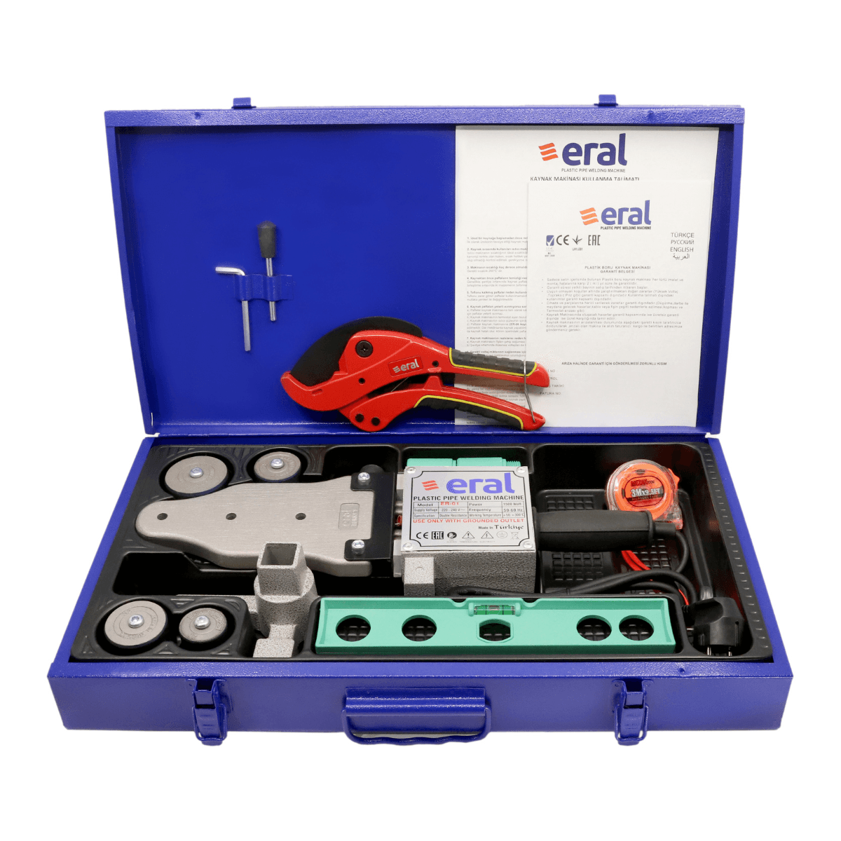 ER-01 PPR Pipe Socket Fusion Welding Machine Set Luxury (Vacuum )